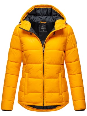 Marikoo Damen Steppjacke – Leichte Übergangsjacke mit Kapuze