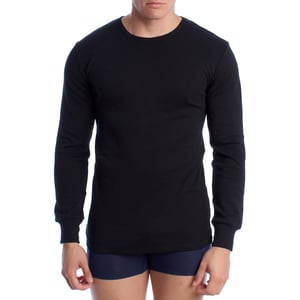 Langärmeliges Thermo-T-Shirt aus Baumwolle für Männer A0258