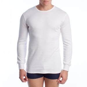 Langärmeliges Thermo-T-Shirt aus Baumwolle für Männer A0258