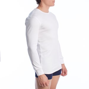 Langärmeliges Thermo-T-Shirt aus Baumwolle für Männer A0258