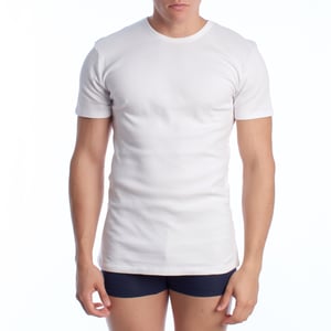 Kurzarm-Baumwoll-Thermo-T-Shirt für Männer A0256