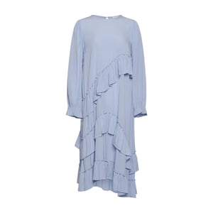 Sierra Rüschenkleid in Hellblau