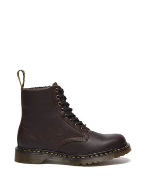 Dr. Martens 1460 Pascal Warm Lined 8 Eye Lederbraune Stiefel