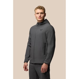 Castore Leichte Flex-Jacke Herren Graue Trainingsjacke