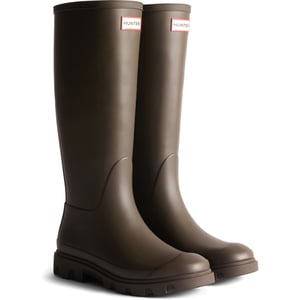Hunter Downpour Hohe Gummistiefel für Herren in Schokoladenbraun