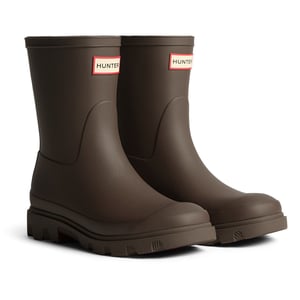 Hunter Downpour Kurzstiefel Gummi Herren Schokoladenbraune Gummistiefel