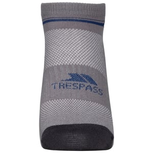Trespass - "Isolate" Sneaker-Socken für Herren/Damen Unisex (2er-Pack) (Platin/Dunkelgrau)