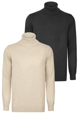Pullover Rollkragenpullover 2Er-Pack