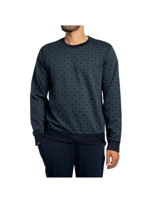 Emporio Armani Herren Lounge Jacquard Sweatshirt