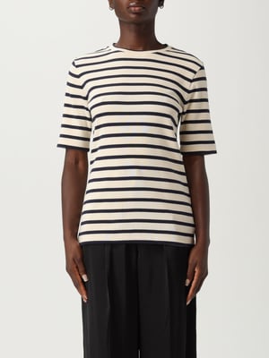 Gestreiftes Kurzarm-T-Shirt