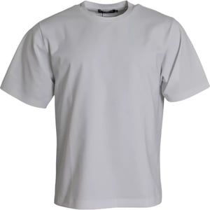 Baumwoll-T-Shirt mit kurzem Arm und Rundhalsausschnitt