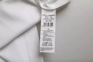 Baumwoll-T-Shirt mit kurzem Arm und Rundhalsausschnitt