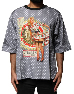 Polka Dot Pin-up Grafik-T-Shirt
