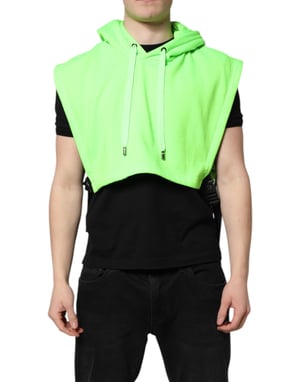 Ärmelloses Hoodie-Crop-Top