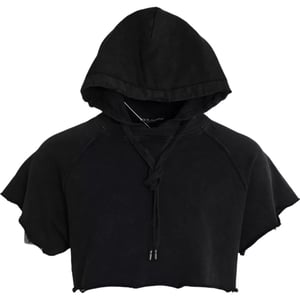 Dolce Gabbana Kurzarm Cropped Hoodie