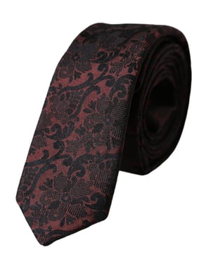 Blumen-Satin-Halskrawatte