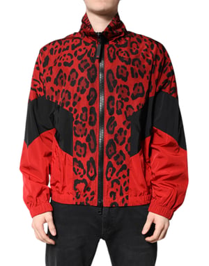 Leopardenmuster Trackjacke