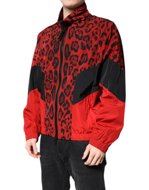 Leopardenmuster Trackjacke