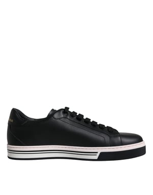 Leder-Sneaker im Low-Top-Stil