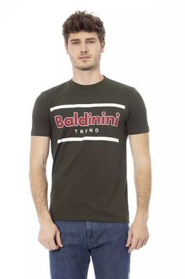 Olivegrünes Trend-T-Shirt