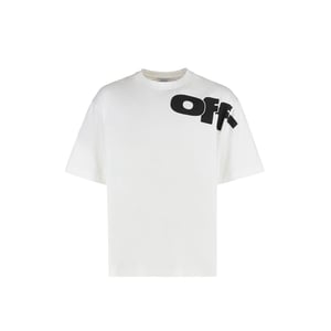 Off-White Skate-T-Shirt mit gemeinsamem Logo