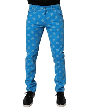 Gerade geschnittene Jeans mit Logo-Print
