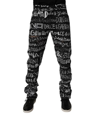 Dolce Gabbana Graffiti Jeans