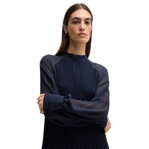 Boss - "Dolumi" Kleid für Damen, Hoch geschnitten (Dunkelblau)