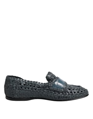 Geflochtene Lederloafers