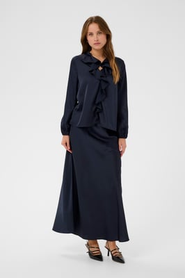 Langarm-Bluse LodisaSZ Langarm-Bluse Gerade Passform