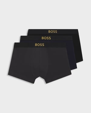 Offene Mischtruhen in Schwarz (3er Pack)