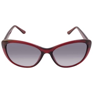 Calvin Klein - Farbverlauf-Sonnenbrille für Damen (Burgunderrot/Grau)
