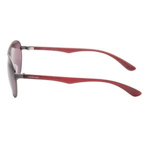 Calvin Klein - Pilotenjacke-Sonnenbrille für Damen, Matt (Pink/Metall-Grau)