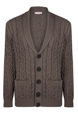 Strickjacke Geknöpfte Strickjacke