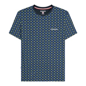 Lambretta - "SS25" T-Shirt für Herren (Marine/Basilikum)