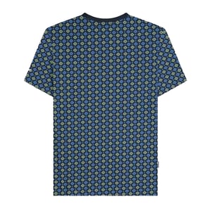 Lambretta - "SS25" T-Shirt für Herren (Marine/Basilikum)