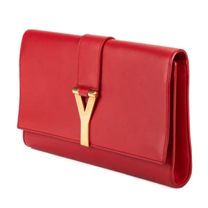 Classic Y Line Clutch  Handtasche