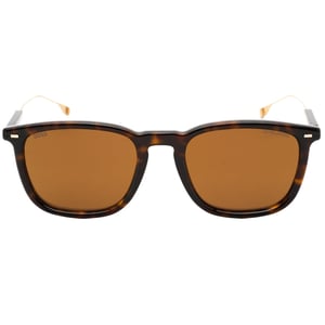 Hugo Boss – Sonnenbrille in Havannabraun mit braunen Gläsern