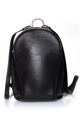 Louis Vuitton Epi Mabillon Tasche aus schwarzem Leder