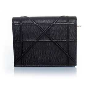Dior Diorama Folio Geldbörse in Schwarz