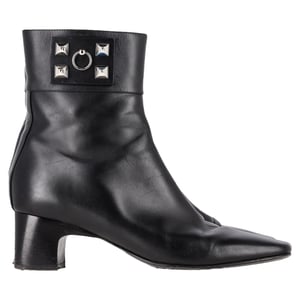 Hermès Decouverte 50 Stiefeletten aus schwarzem Leder