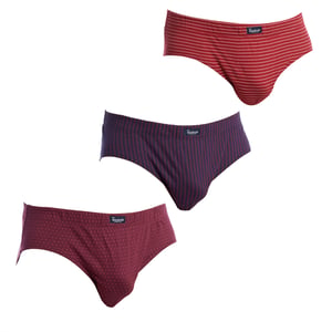 Pack-3 Herren Slips Essential Prints A0080