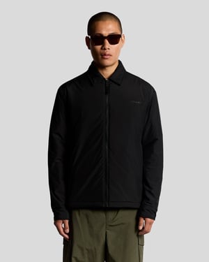 Lyle & Scott Steppjacke mit Kragen – Schwarz