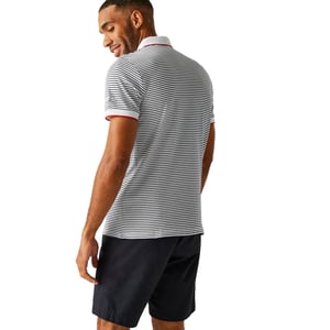 Regatta - "Tiver" Poloshirt für Herren (Weiß/Marineblau)
