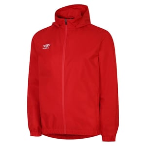 Umbro - "Total Training" Jacke, wasserfest für Kinder (Zinnoberrot/Schwarz)