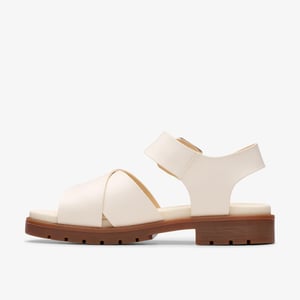 Orinoco Cross Cream Leather Sandalen