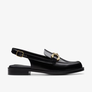Straven Sling Black Leather Schuhe
