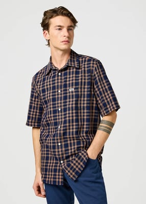 Wrangler – Hemd – Raw Umber – Indigo