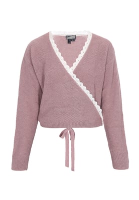 Dreimaster Strickjacke Frauen Vintage-Rose