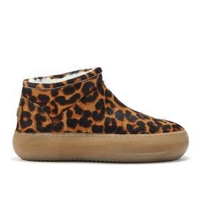 Stiefeletten mit Leopardenmuster